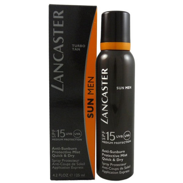Lancaster Sun Men Anti-Sunburn Protective Mist Quick and Dry SPF15 125 ml