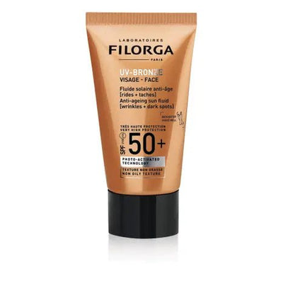 Filorga UV-Bronze Face SPF 50+ Fluido Solare Anti-eta 40 ml - Profumo Web